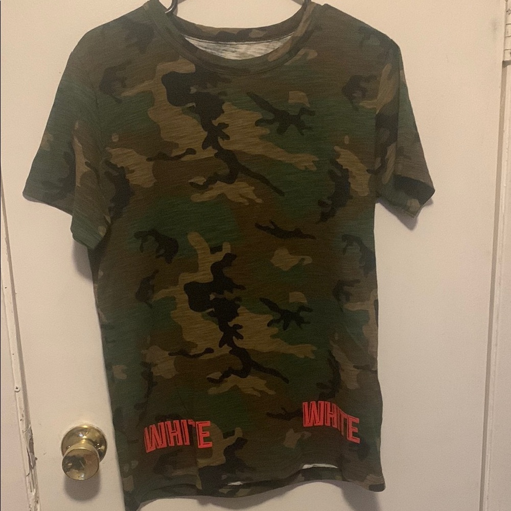 Off-White Camouflage T-Shirt